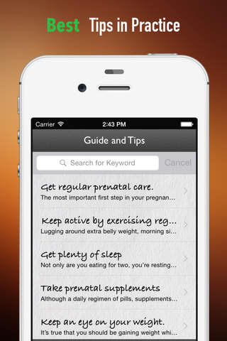 Healthy Pregnancy:Tips and Guide screenshot 4