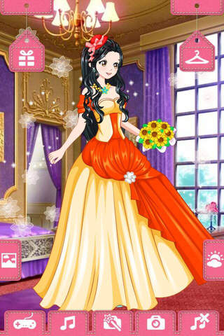 Princess Prom dress up – Beauty Fashion Salon Game for Girls screenshot 3