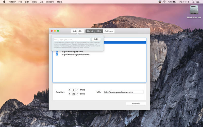 Desktopr for Mac 1.8 破解版 - 将网页作为桌面壁纸