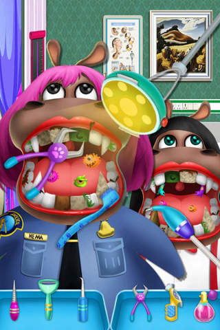 Rock Hippo’s Sugary Dentist——Teeth Salon Game screenshot 3