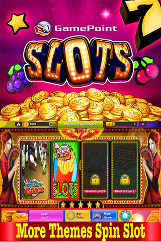 Casino & Las Vegas: Slots of cat bowling Spin food Free game screenshot 3
