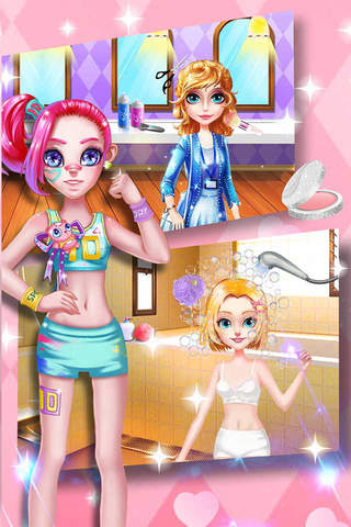 安妮公主美发沙龙:时尚发型设计模拟养成游戏,宝宝独立清洁策略益智游戏免费大全 screenshot 3