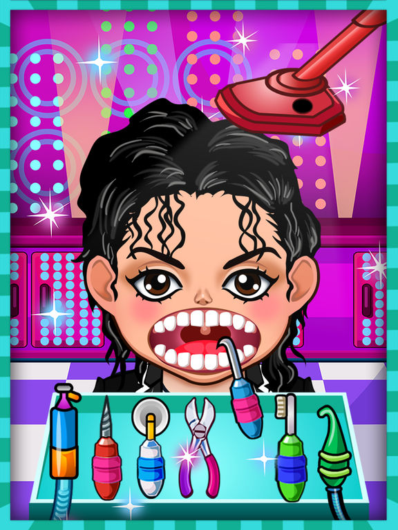 Celebrity Crazy Dentist Teeth Doctor Little Office & Shave Beard Hair Salon Free Kids Gamesscreeshot 1