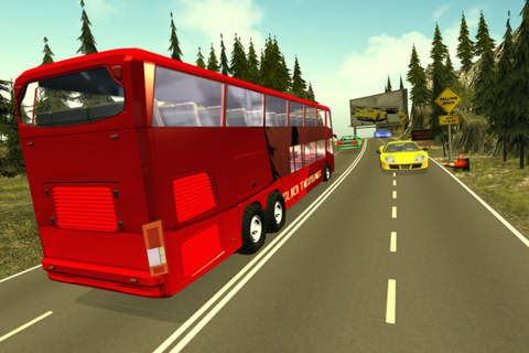 Offroad Tour Bus driving Simulator - Park Heavy Tourist Bus on Off Road screenshot 4