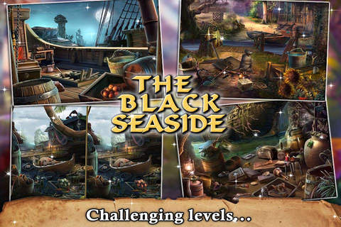 The Black Seaside - Hidden Objects game for kids and adutls screenshot 4