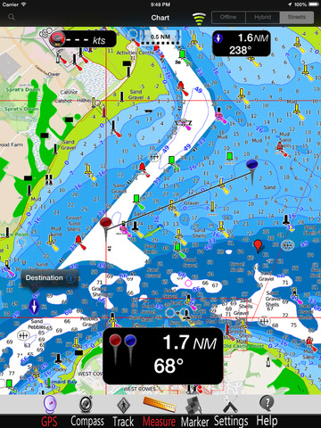 Solent GPS Nautical Charts Pro screenshot 3