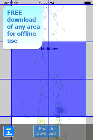 Aqua Map Maldives Nautical GPS screenshot 4