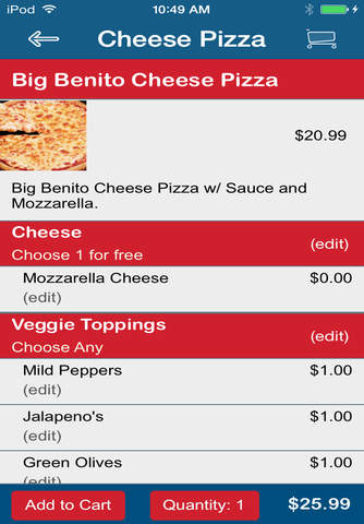 Benito's Pizza screenshot 3