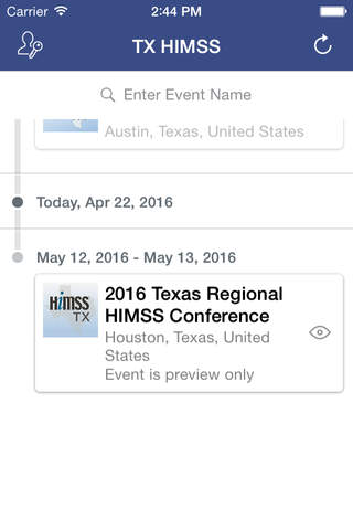 TX Regional HIMSS Conference screenshot 2