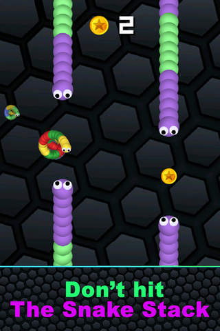 Tappy Snake - Slither Worm Avoid Color Stack screenshot 3