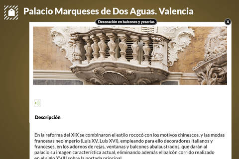 Fachada del Palacio Marqués de Dos Aguas. Valencia screenshot 3