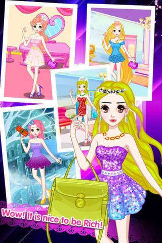 Princess Customized Dresses - Cute Barbie Doll Dress Up Salon,Kids Games screenshot 3