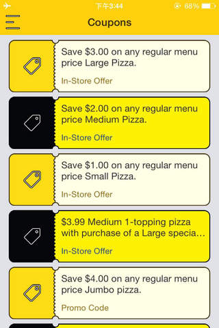 Coupons for Godfathers Pizza screenshot 2