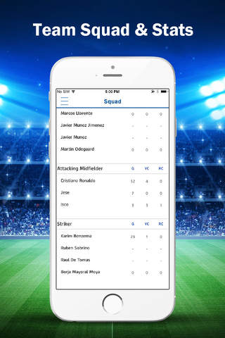 Live Scores & News for Real Madrid C.F. App screenshot 3