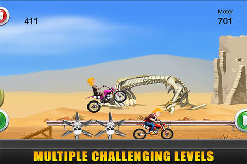 Hillary Vs. Donald Trump Moto-x Election Revenge - Motocross Race Chase & Super Highway Speed Free Stunt Games screenshot 2