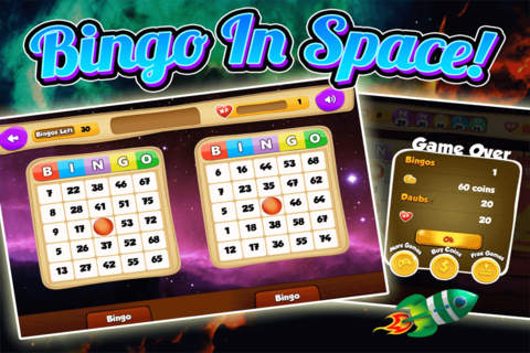 Bingo Orbit - Galactic Jackpot And Multiple Daubs screenshot 4