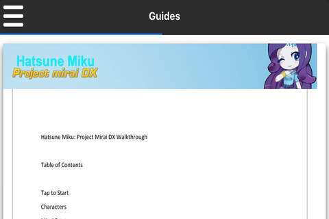 Pro Game Guru -for Hatsune Miku: Project Mirai DX Version screenshot 2