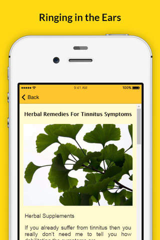 Herbal Remedies For Tinnitus screenshot 4