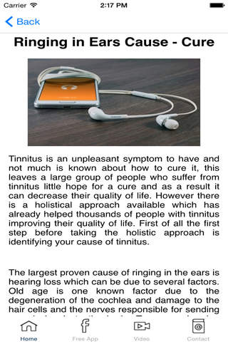 Tinnitus Treatment -  Cure for Ringing in Ear screenshot 4