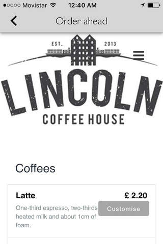 Lincoln Coffee screenshot 4