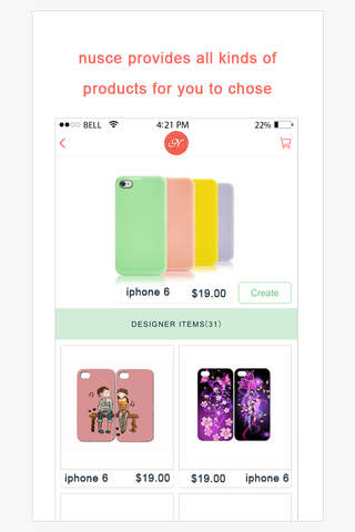 Nusce - Create Custom Shirts, iPhone Cases, Dress & More screenshot 3