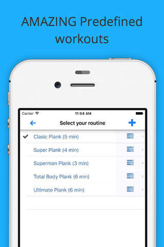 Ultimate Plank Workout - Create your own routine or use an existing one screenshot 2