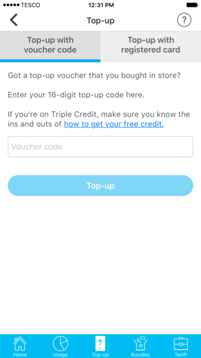 Tesco Mobile Pay As You Go screenshot 2