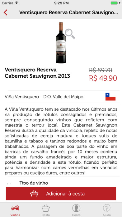 Red Vinhos Delivery 60 Minutos screenshot 3
