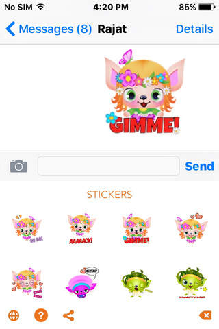 Smighty Divas Emoji screenshot 3