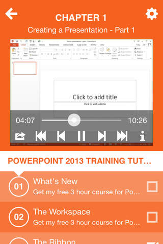 Course for PowerPoint 2013 for Intermediate screenshot 2