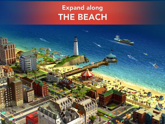 Screenshots of SimCity BuildIt for iPad