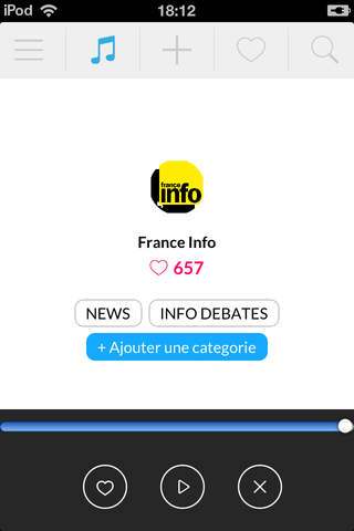 French radio FM screenshot 3