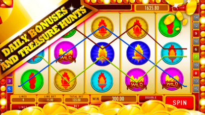 Burning Slot Machine: Hit the firestorm bonus screenshot 3