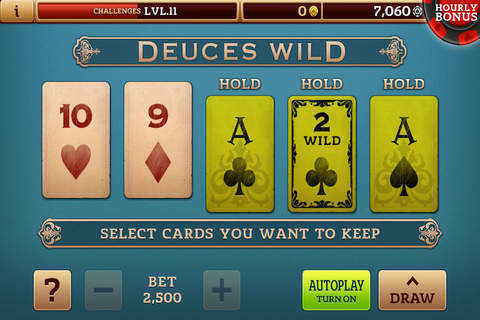 Video Poker•◦•◦•◦ - Deuces Wild, Jacks or Better & More screenshot 4