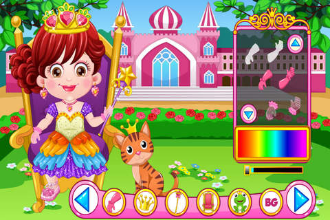 Baby Royal Princess Dressup——Fantasy Castle /Fairy Princess screenshot 2