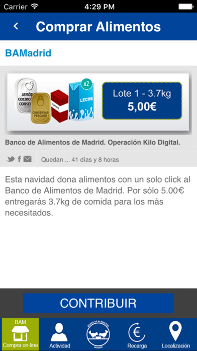 Banco de Alimentos de Madrid screenshot 3