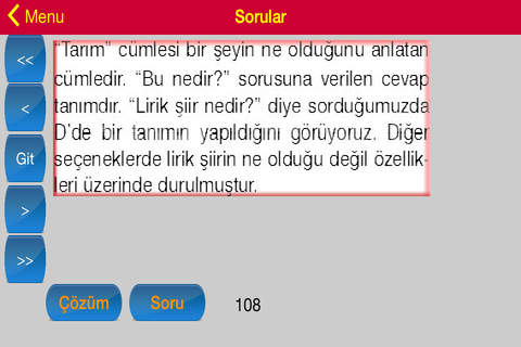LYS Türkçe Soru ve Çözümleri screenshot 2