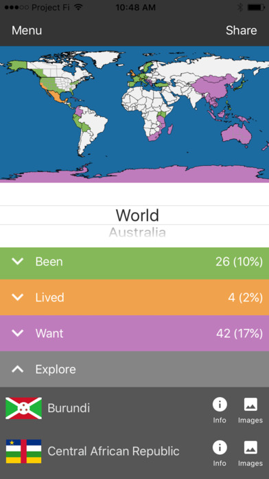 Countries Been screenshot 4
