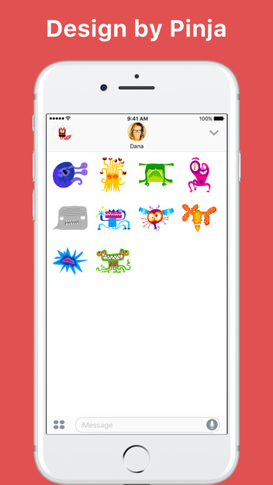 Crayon Monsters Animated stickers by Pinja screenshot 2