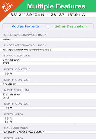 Bora Bora charts GPS offline map Navigator screenshot 3