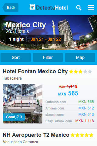 DetectaHotel: Hotel Search screenshot 2
