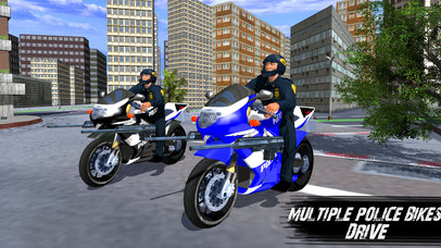 Police Bike Gangster Chase - Cops Auto Drive screenshot 4