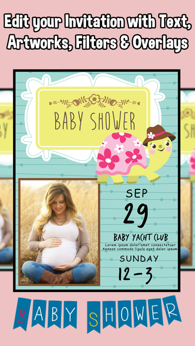 Baby Shower Invitations & Frames screenshot 4