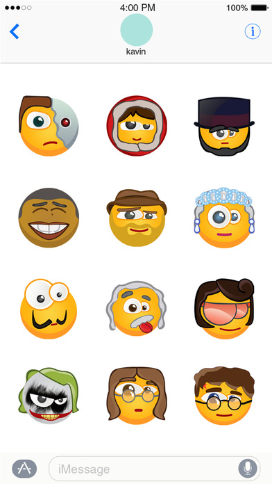Fun Emoji Stickers - Best emoticons for iMessages screenshot 3