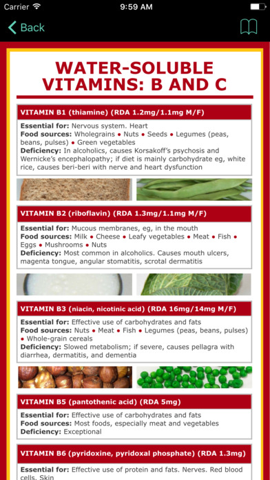 Vitamins B3,B5 Counter & Tracker for Healthy Diets screenshot 4