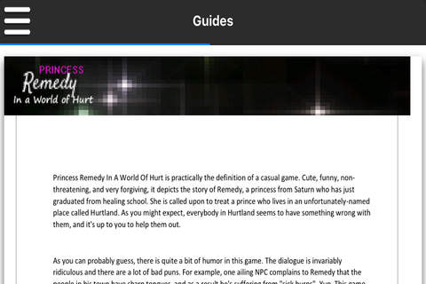 Pro Game Guru - Princess Remedy in a World of Hurt Version screenshot 3