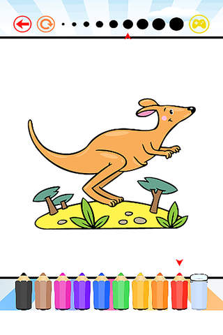 Australian Fauna Coloring Book for Kids : All in 1 Painting Colorful Games Free for Kinds screenshot 2