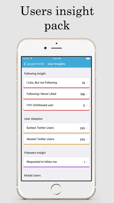 TwitStats – Tracker and Insights Tool for Twitter screenshot 2