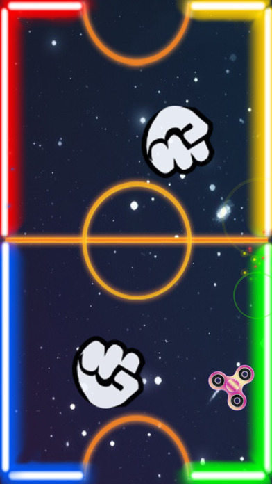 Glow Fidget Spinner - 2 Player Hand Spin Battle screenshot 4