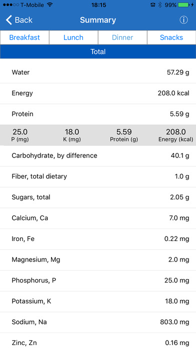 Dialysis Nutrition Tracker screenshot 2